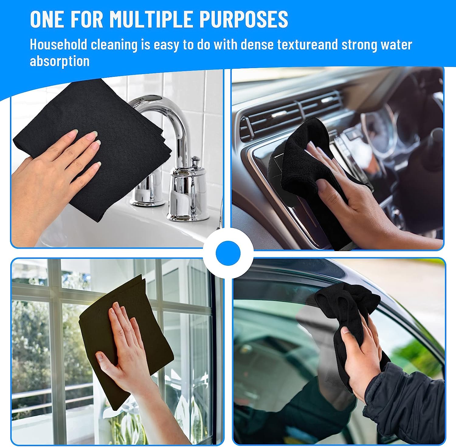 (5+5 Gratuits) GiantWipes™ Nettoyage sans Rayures ni Peluches ! (50% de Remise)